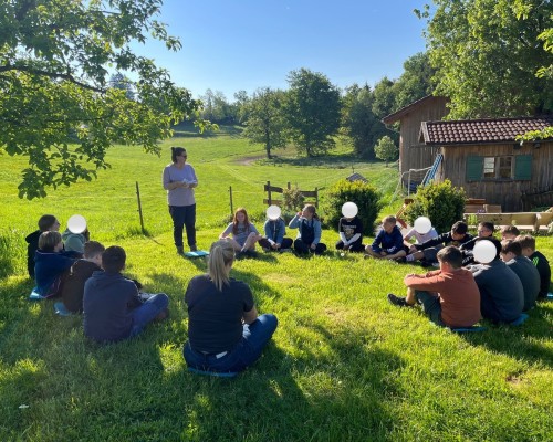 Erlebnisreicher Tag auf dem Bauernhof – Klasse 5b besucht Familie Sutter