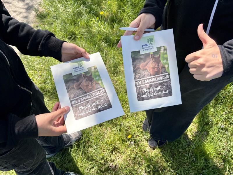 Sammelwoche f&uuml;r den Bund Naturschutz &ndash; Danke f&uuml;r eure Unterst&uuml;tzung!