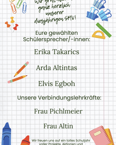 Wahl der SMV - Herzlichen Glückwunsch!