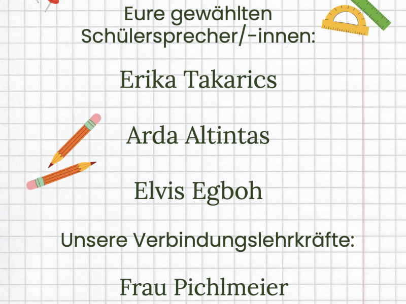 Wahl der SMV - Herzlichen Glückwunsch!